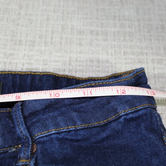 Black Label c'est Toi  Size 7 High Rise Flared Blue Jeans - Picture 4 of 7